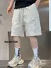 Moda Casual de Verano 2026 Pantalones Cortos Elegantes para Hombre Estilo Ropa de Trabajo con Bolsillos, Cintura Elástica, Pantalones Cortos Deportivos Versátiles de Moda