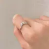 Anel de Laço Princesa em Fuga Design de Nicho Feminino Anel Aberto de Alto Padrão Doce Pequeno Fresco Acessórios de Moda