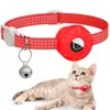 Amazon Apple Airtag Localizador Rastreador para Collar de Gato Funda de Silicona Bolsa Reflectante por Tres Lados Campana Perro Mascota