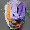 Corda Elástica com Contas de 1mm Corda Elástica Joias Corda com Contas Acessórios Artesanais DIY Opcional Multicor Venda por Atacado