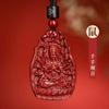 Pingente de Buda Cinnabar Zodíaco Guardião Deus Puxian Bodhisattva Dragon Snake colar pingente animal ano