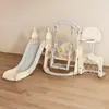 [Escada para Bebê com Escorregador para Uso Familiar Interno e Externo, Balanço para Crianças, Piscina de Bolinhas para Bebê, Bolas Oceânicas]