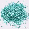 30 Colores Piedra Mineral Imitación Grava de Vidrio Asimétrica Pluma Decorativa Creativa DIY para Uñas Portaplumas Marco de Fotos Material de Relleno para Pintura