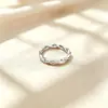 Anillos retorcidos con incrustaciones de diamantes más vendidos para parejas, estilo popular transfronterizo, simples y versátiles, anillos de moda para mujer