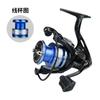 Carrete de pesca Black Shark, totalmente metálico, rueda giratoria pequeña de golf YW, carrete de pesca en miniatura Luya, equipo de pesca al por mayor