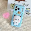 Funda de Silicona Bubu Linda para iPhone 13/14/15, Compatible con iPhone 13/14 Pro Max, 16/17