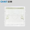 Enchufe de interruptor Chint oculto, caja de cableado universal de alta resistencia, tipo 86, caja inferior con decoración en 3 colores