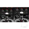 Adecuado para 17-19 Subaru BRZ Toyota 86 caja de almacenamiento marco decorativo negro piano negro brillante modificación interior del coche