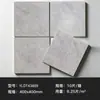 Pisos Pequenos Azulejados com Esmalte Esculpido Fosco 400*400 Cozinha Banheiro Banheiro Antiderrapante Cinza Azulejos Retro Azulejos Cerâmicos