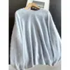 2026 Tejido de lana cálido y holgado de forro polar cepillado, moda, chaqueta suéter corta al por mayor H11BS1118