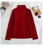 Camiseta Básica de Cor Pura 2025 Fina e Grossa Opcional para Mulheres Outono e Inverno Estilo Coreano Veludo Camiseta de Manga Comprida Tops Femininos Roupas Femininas Atacado