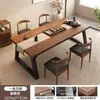 Mesa de té y juego de sillas nuevo estilo Zen chino mesa para preparar té soporte de té 2026 nuevo simple para el hogar balcón mesa de té de losa grande