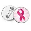 Amazon Insignia Pin Cinta Rosa Logo Pecho Cuidado Salud Femenina Pin Insignia Retro Joyería