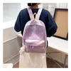 Moda nueva tela compuesta colorida nueva mochila femenina estilo ins estilo coreano estudiante casual estilo universitario mochila femenina
