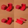 Oferta especial em caixas de presente de papel para joias em estoque, caixas de papel para armazenamento de joias, caixas de embalagem para brincos e pulseiras, direto da fábrica