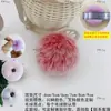 Suministro Listo de Bolas de Pelo de Conejo Rex Imitación de 4-9 cm, Coloridos Accesorios para Joyería DIY, Bolas de Felpa, Colgantes para Equipaje, Accesorios para Ropa