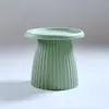 Mesa de Café Redonda de Plástico Nórdica para Sala de Estar, Mesa Auxiliar Simple para Apartamentos Pequeños, Lujo Ligero Creativa Moderna Estilo Ins