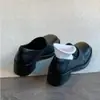 Mocasines de Cuero Negros Retro de Moda 2026 para Mujer, Versátiles, Simples, Modernos, Estilo Británico Zapatos de Vestir