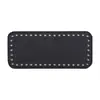 Nuevo Fondo Rectangular Tejido Hecho a Mano para Bolsos DIY 18*8cm Placa de Fondo de Cuero Accesorios de Base Inferior para Equipaje Venta al Por Mayor