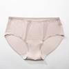 Ropa interior sin costuras al por mayor para damas, seda de hielo, totalmente de algodón, antibacteriana, entrepierna, cintura, sexy, transpirable, bragas para niñas