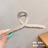 Pinza para el Cabello Grande de Peluche para Mujer 2025 Modelo Nuevo Pinza Tiburón de Gama Alta Estilo Coreano Sensación de Alto IQ Pinza Melard