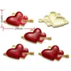 Accesorios para Joyería DIY San Valentín Amor Amor Colgante Aleación Pulsera Colgante Collar Llavero Colgante W379