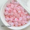 Flor de Caucho Blanda Desdibujada Nueva Rosa Camelia Pulsera DIY Collar de Cuentas Sueltas Cadena de Teléfono Móvil Accesorios de Joyería para Uñas