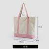 Suministro Exclusivo Transfronterizo de 12 Bolsas de Tela de Algodón Seguras, Bolsas de Compras de Gran Capacidad, Impresión de Logo Personalizado, Bolsas de Compras Simples para el Supermercado