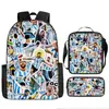 Mochila de Tendencia Transfronteriza Mochila de Puntadas Retro Europea y Americana Bolsa Escolar Bolsa para Primer Grado Cuarto Grado Bolsa