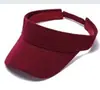 Chapéu com Viseira de Cor Lisa para Adultos, Chapéu de Sol de Verão com Proteção Solar, Boné de Basebol para Grupos de Viagem, Chapéu de Sol
