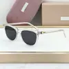 01W Lujo Ligero Transfronterizo Gama Alta mm Moda Montura Ovalada Montura de Gafas Lisas Gafas de Sol de Moda para Mujer