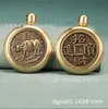Adornos de la suerte, para correr y descompresión, adornos de seis caras giratorios a mano de la suerte para llevar, adornos del zodíaco