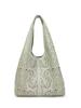 Bolsa de Hombro Cruzada Retro Paisley Hueca Versátil Casual Grande para Mujer Primavera 2025