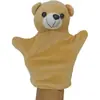Marioneta de Mano de Animal Boca Abrible Performance Accesorio Interactivo Muñeco de Peluche Dibujos Animados para Jardín de Infancia Zona de Guante Juguete de Material