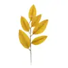 Venta Caliente Shein Planta Verde Artificial Serigrafía 6 Piezas Hojas de Eucalipto DIY Arte Floral Transfronterizo Arreglo Floral Hojas Decorativas de Boda