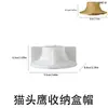 Novo Pote Organizador de Coruja com Capuz da Chunqi Molde de Silicone DIY Molde para Copo de Vela de Gesso para Aromaterapia