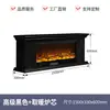 Chimenea Decorativa Estilo Americano de 1.5m Gabinete Repisa Estilo Europeo Núcleo de Chimenea Electrónica Fuego Simulado Personalización del Hogar