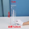 Soporte Envío Directo Bolsa Ziplock de PVC Transparente Engrosado Joyería Aretes Boca Plana Embalaje Almacenamiento Sellado Bolsa de Joyería