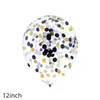 Amazon Globos Transparentes de Confeti y Brillantina de 12 Pulgadas Redondos Transparentes con Confeti de Colores Decoración de Cumpleaños