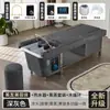 Venta al por mayor de exportación transfronteriza, Cama de champú eléctrica elevable, Terapia para la cabeza, Terapia para los pies, Sofá con baño de pies, Cama integrada, Cama de masaje para pies