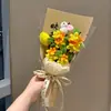Ramo Día del Maestro Limpiapipas Producto Terminado Paquete de Materiales Hechos a Mano DIY para Maestras Regalo Nuevo 2026 Flor