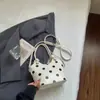Bolsa de Axila de Lunares Estilo Francés para Mujer Shuai Mi Home Modelo Nuevo 2026 Bolso de Mano Bolso de Hombro Cruzado Simple y Elegante Bolsa de Viaje