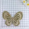 Rhinestones de vidro de luxo leve transfronteiriços, strass hot-fix, produtos semiacabados de borboleta tridimensional, roupas DIY, sapatos, meias, acessórios, materiais decorativos