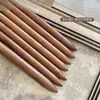 Set de Bolígrafos Premium de Madera de Nogal para Uñas, Mismo Estilo que Usan los Propietarios de Salones de Uñas, Especial para Arte de Uñas, Pintura, Construcción y Dibujo de Líneas, Venta al por Mayor de Fábrica