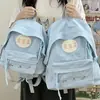 Mochila escolar para estudiantes universitarias, mochila de estilo nicho coreano estilo ins para clases, compras, viajes y ocio, mochila ligera