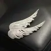 Broche de Alas de Ángel con Pedrería Estilo Nuevo Europeo y Americano Corsage de Plumas de Moda Pin para Ropa Accesorios de Broches al por Mayor