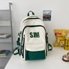 Mochila estudantil ins estilo retrô americano feminina grande capacidade estudante do ensino médio estudante do ensino fundamental mochila escolar mochila para computador masculino