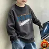 Top Cálido de Manga Larga para Niños de Primavera y Otoño Ropa de Otoño Camiseta para Niños Medianos y Grandes Ropa de Invierno para Niños Capa Base Sudadera Ligera