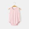 Mameluco de Modal Fino de Verano para Bebé Niño y Niña Ropa de Pedos Envolvente para Bebé Triángulo Harper Sin Costuras Chaleco de Verano Pijama