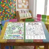 Compra directa transfronteriza de 10 hojas por paquete de divertidos pósters para colorear de exploración, cuadernos de dibujo de grafiti hechos a mano, papel para colorear educativo